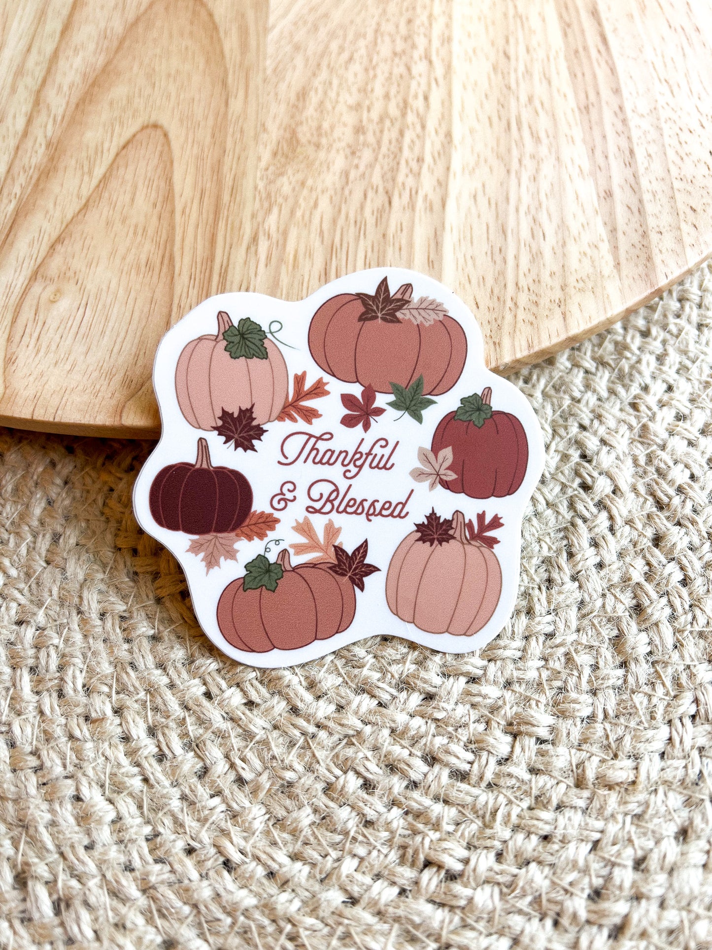 Thankful & Blessed Stickers