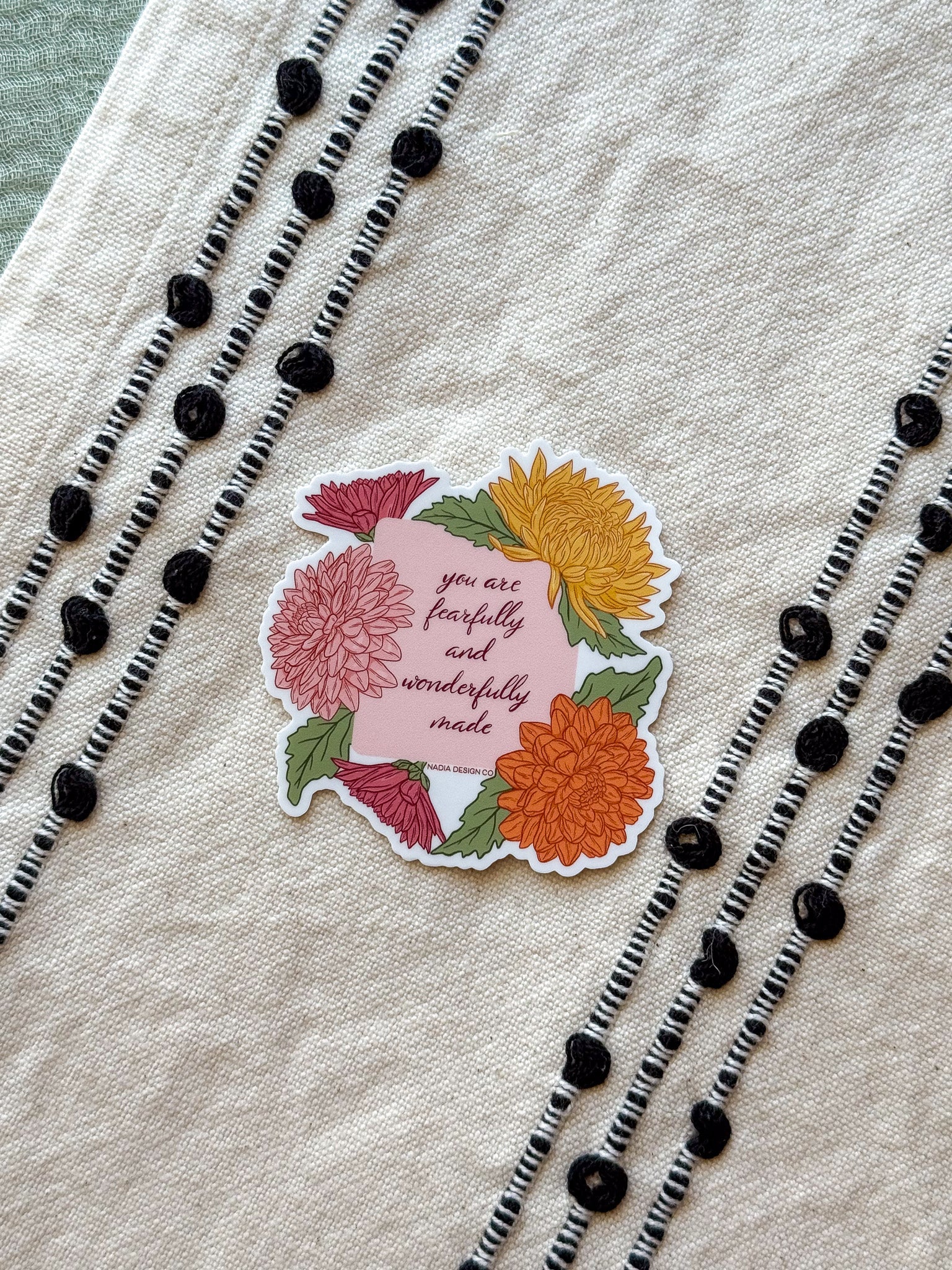 Fearfully & Wonderfully Made Sticker