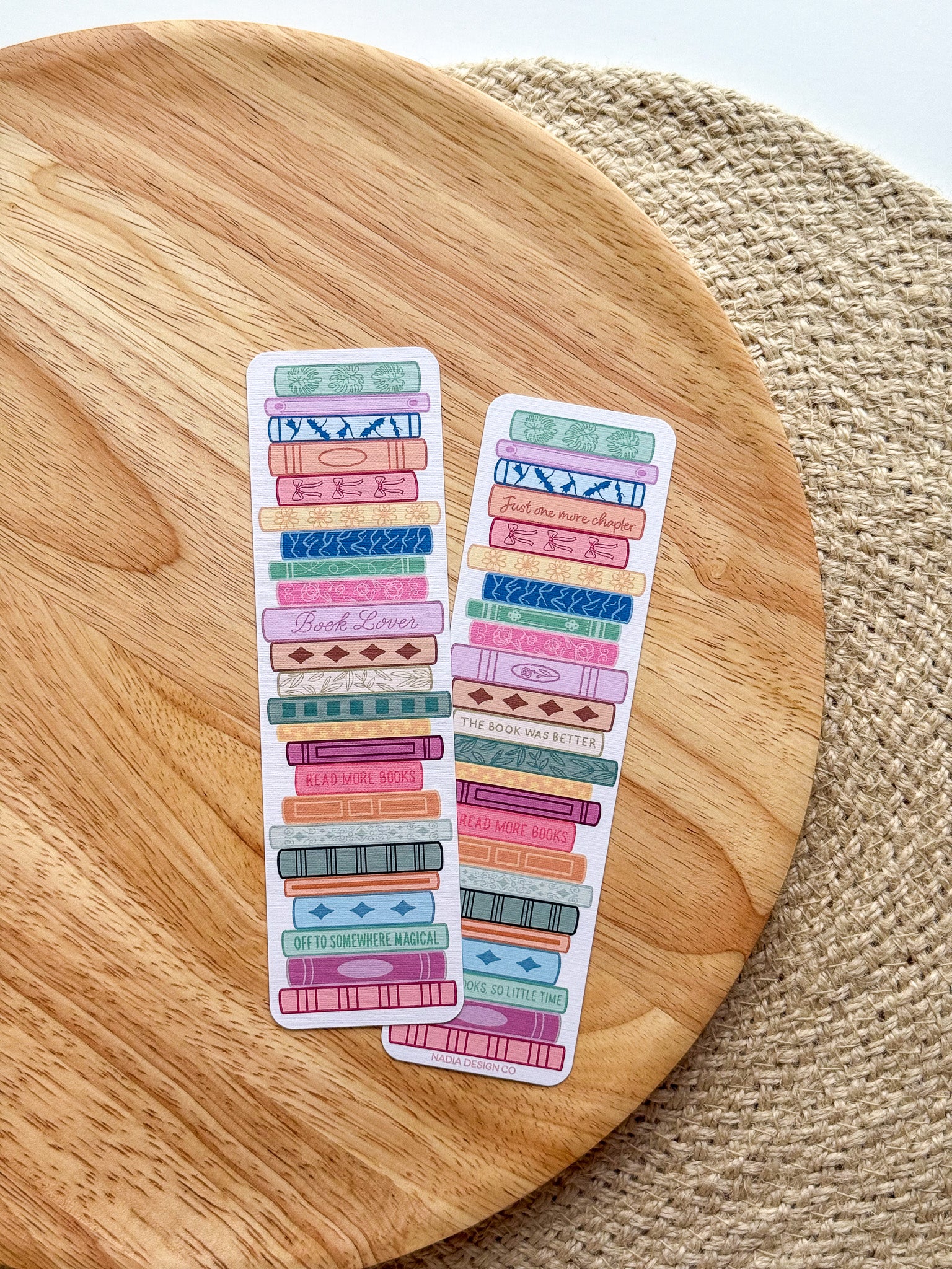 Pile of Books Bookmark