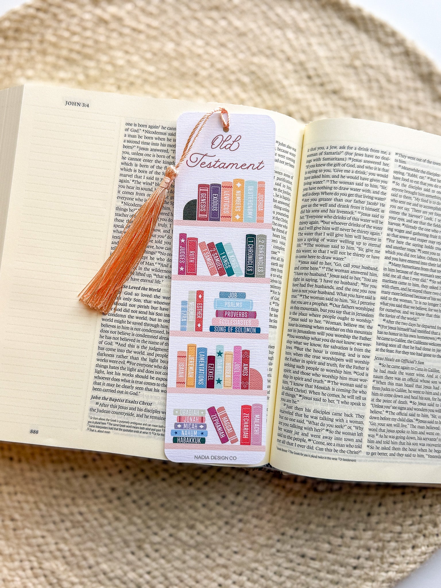 Books of the Bible Bookmark