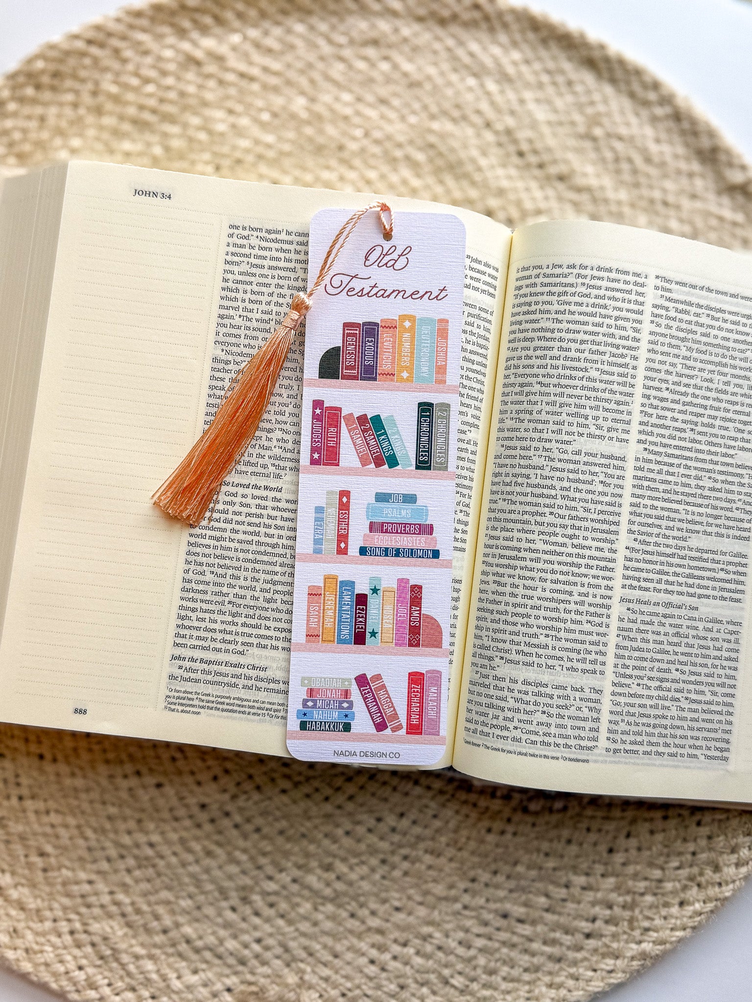 Books of the Bible Bookmark