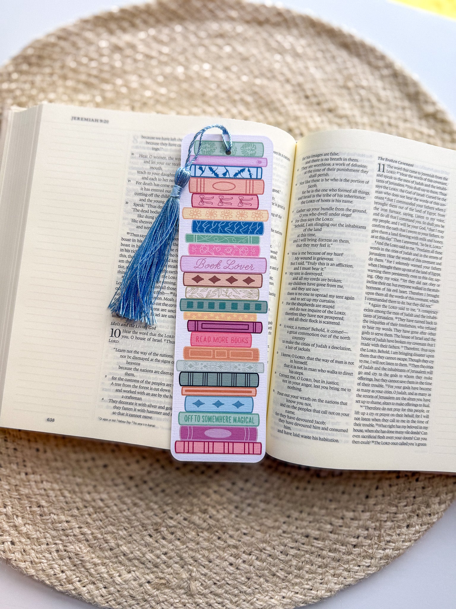 Pile of Books Bookmark