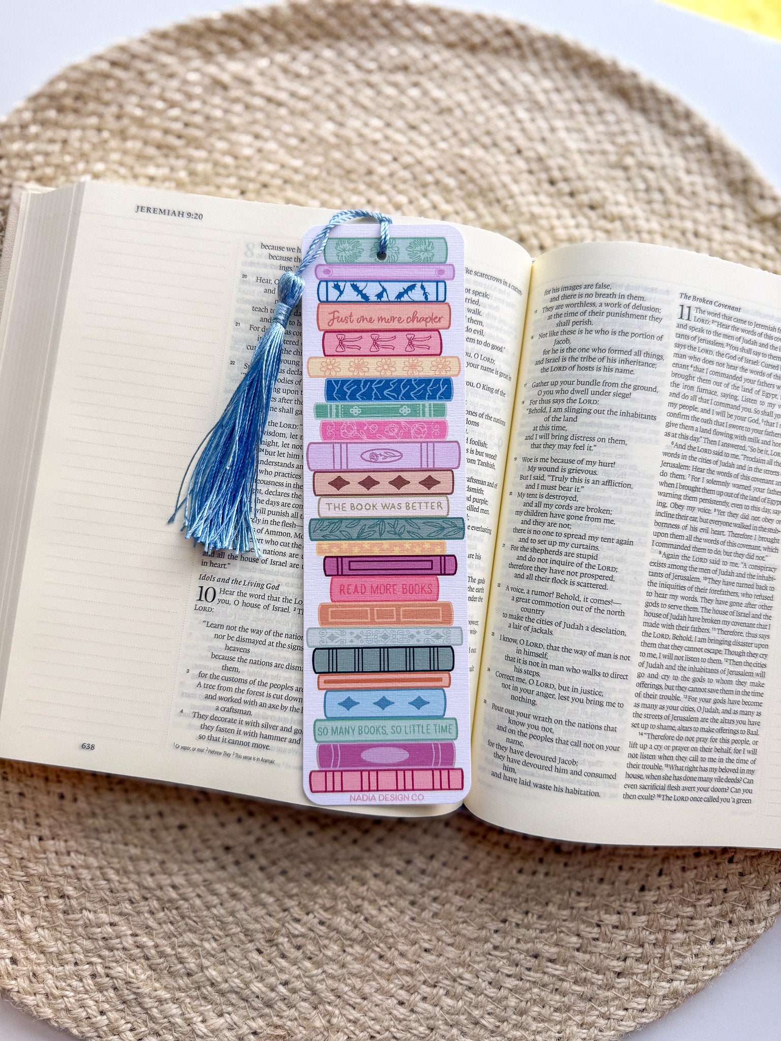 Pile of Books Bookmark