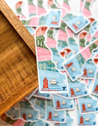 Delaware State Geometric Sticker