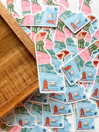 Delaware State Geometric Sticker