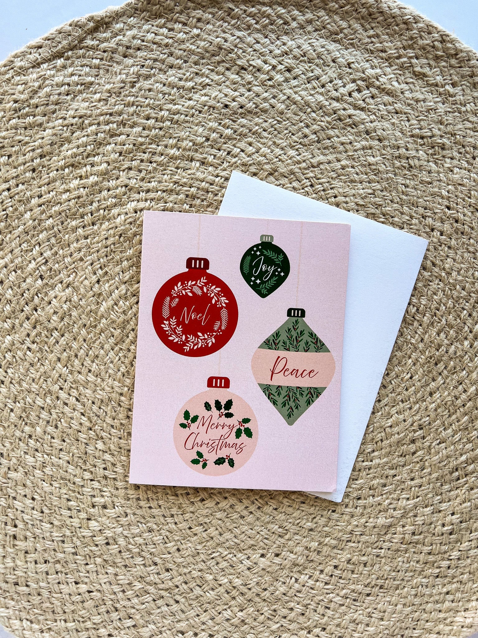Christmas Ornaments Card