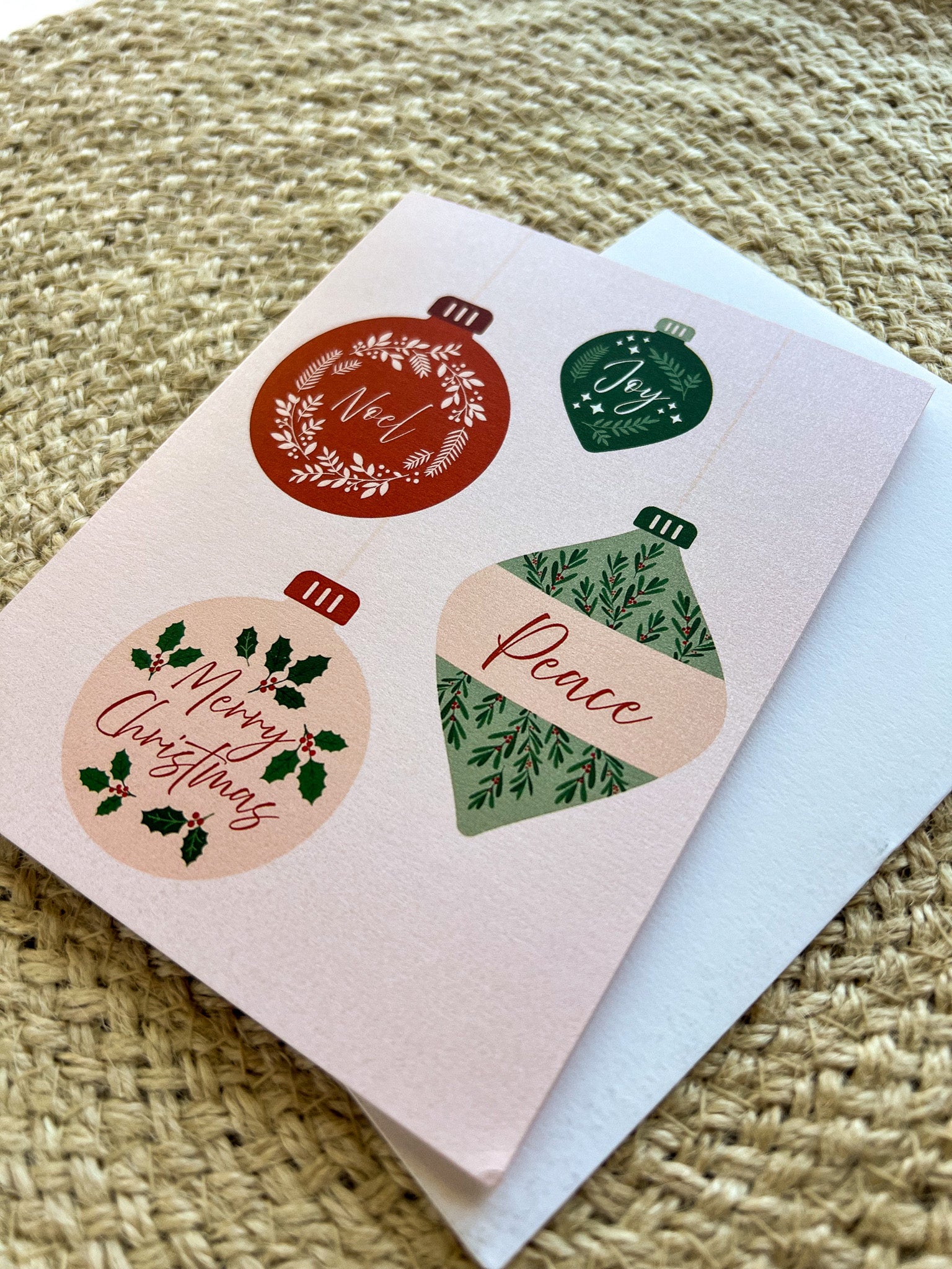 Christmas Ornaments Card