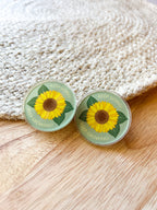 Keep Going Keep Growing Sunflower Acrylic Pin