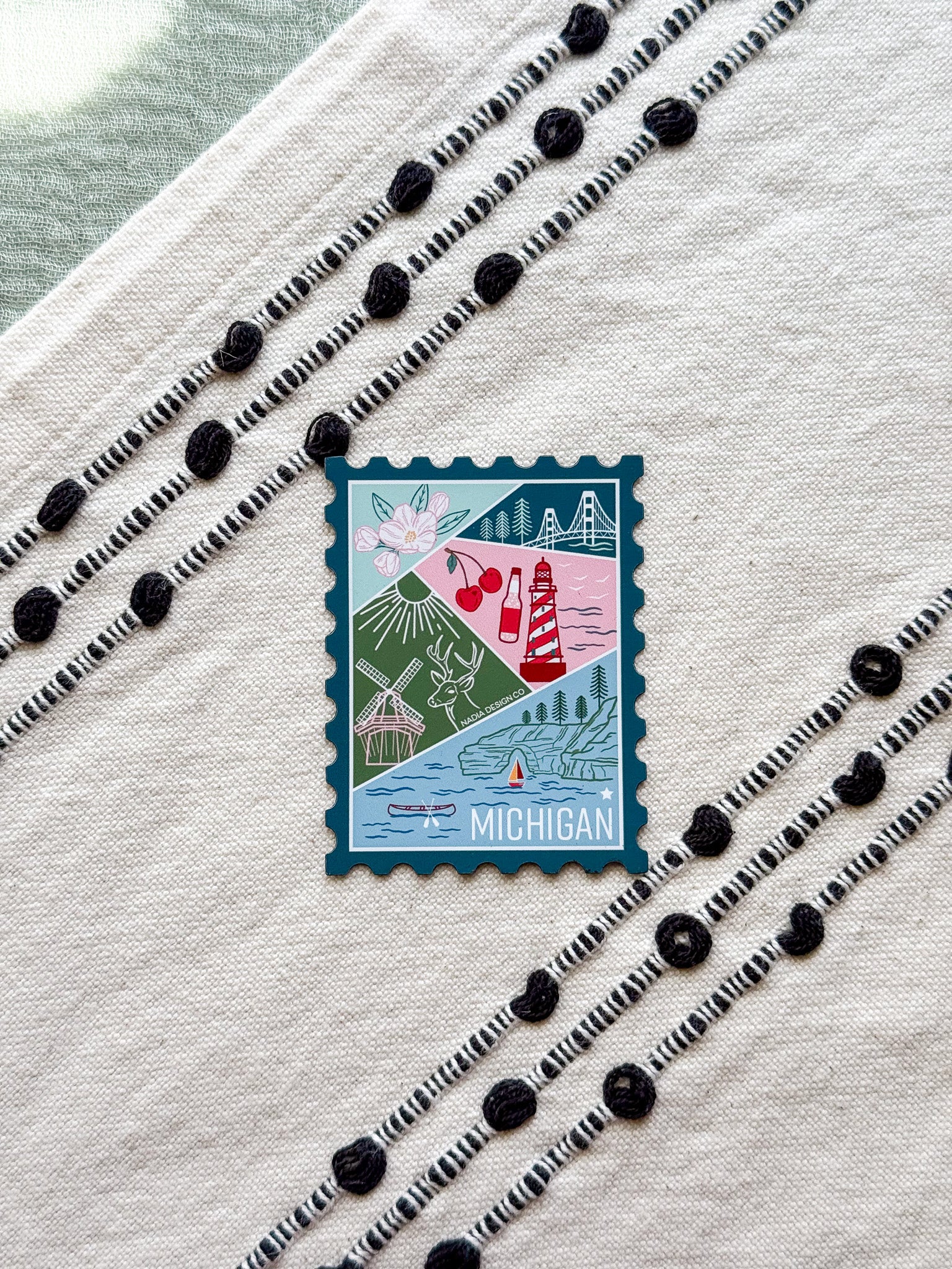Michigan Stamp Magnet