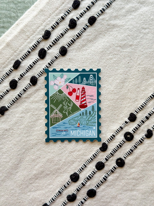 Michigan Stamp Sticker