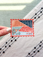 Texas Stamp Sticker