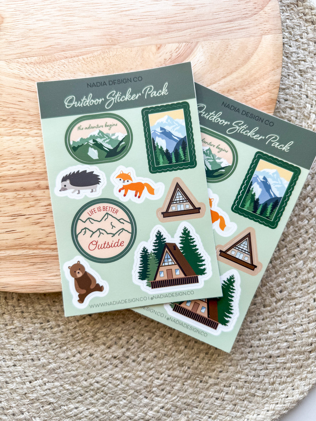 Outdoor Sticker Sheet