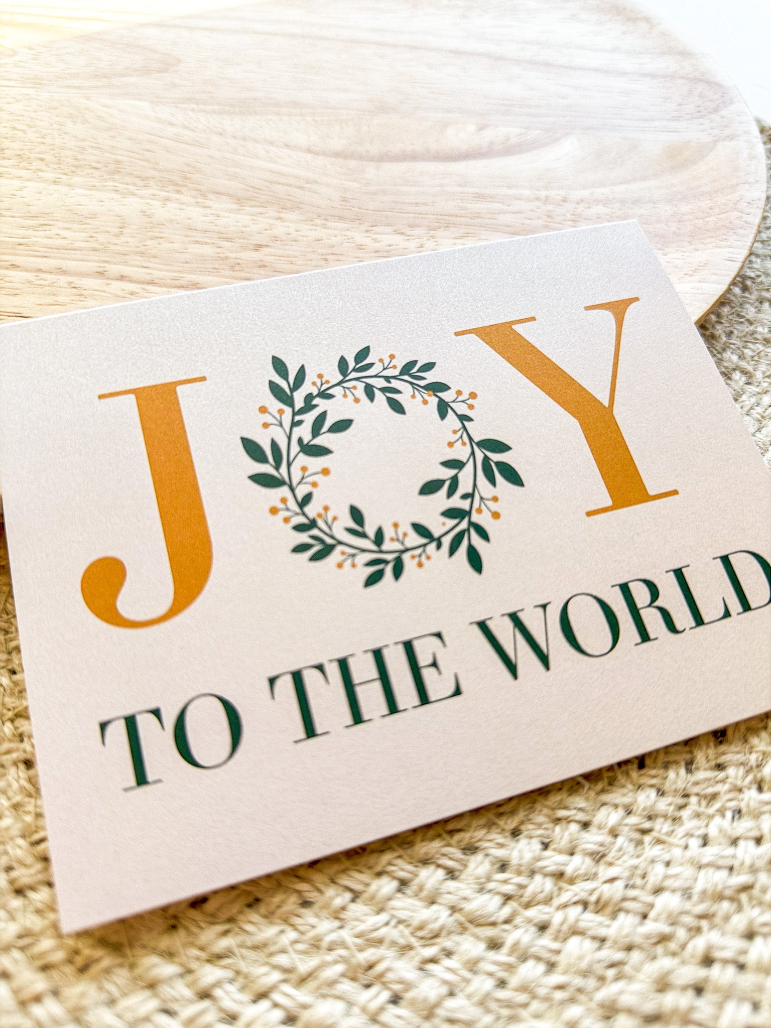 Joy to the World Card
