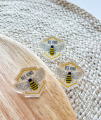 Bee Kind Acrylic Pin