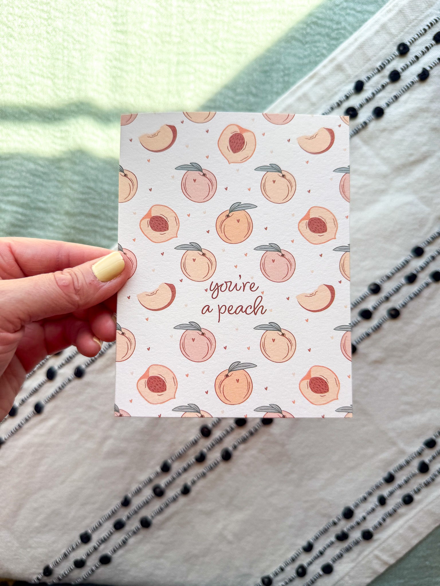 You're a Peach Greeting Card