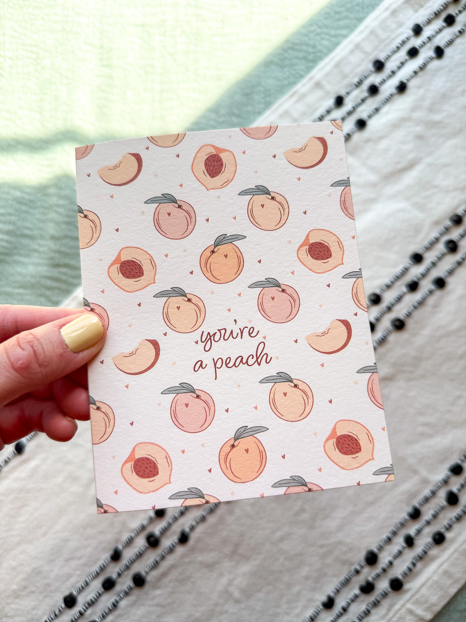 You're a Peach Greeting Card