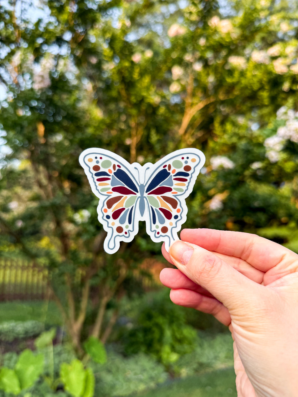Butterfly Clear Sticker