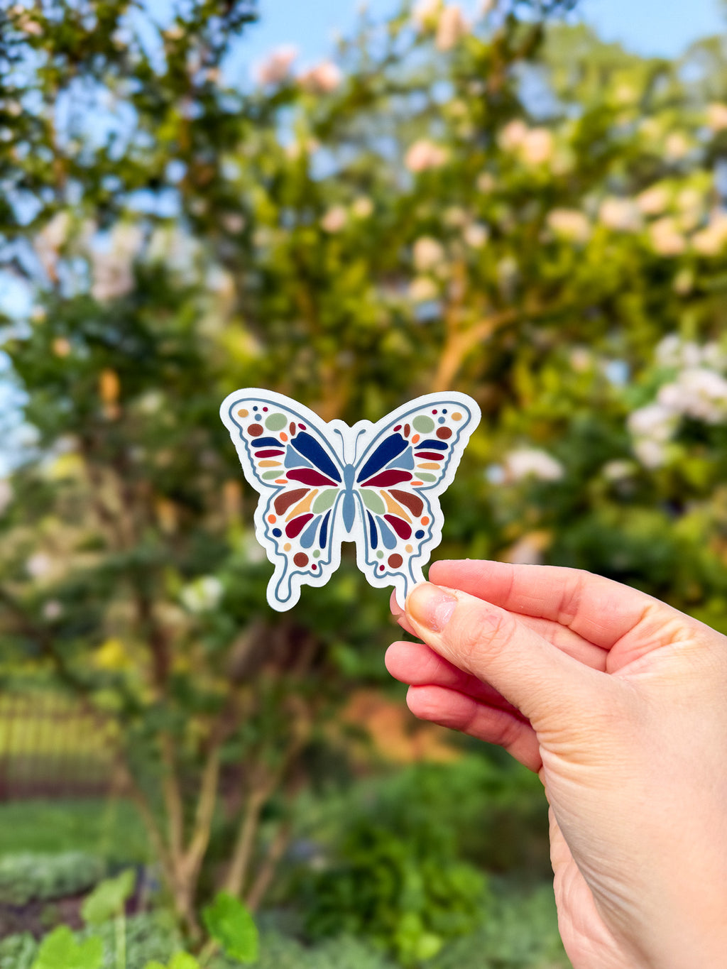 Butterfly Clear Sticker