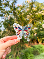Butterfly Clear Sticker