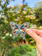 Butterfly Clear Sticker