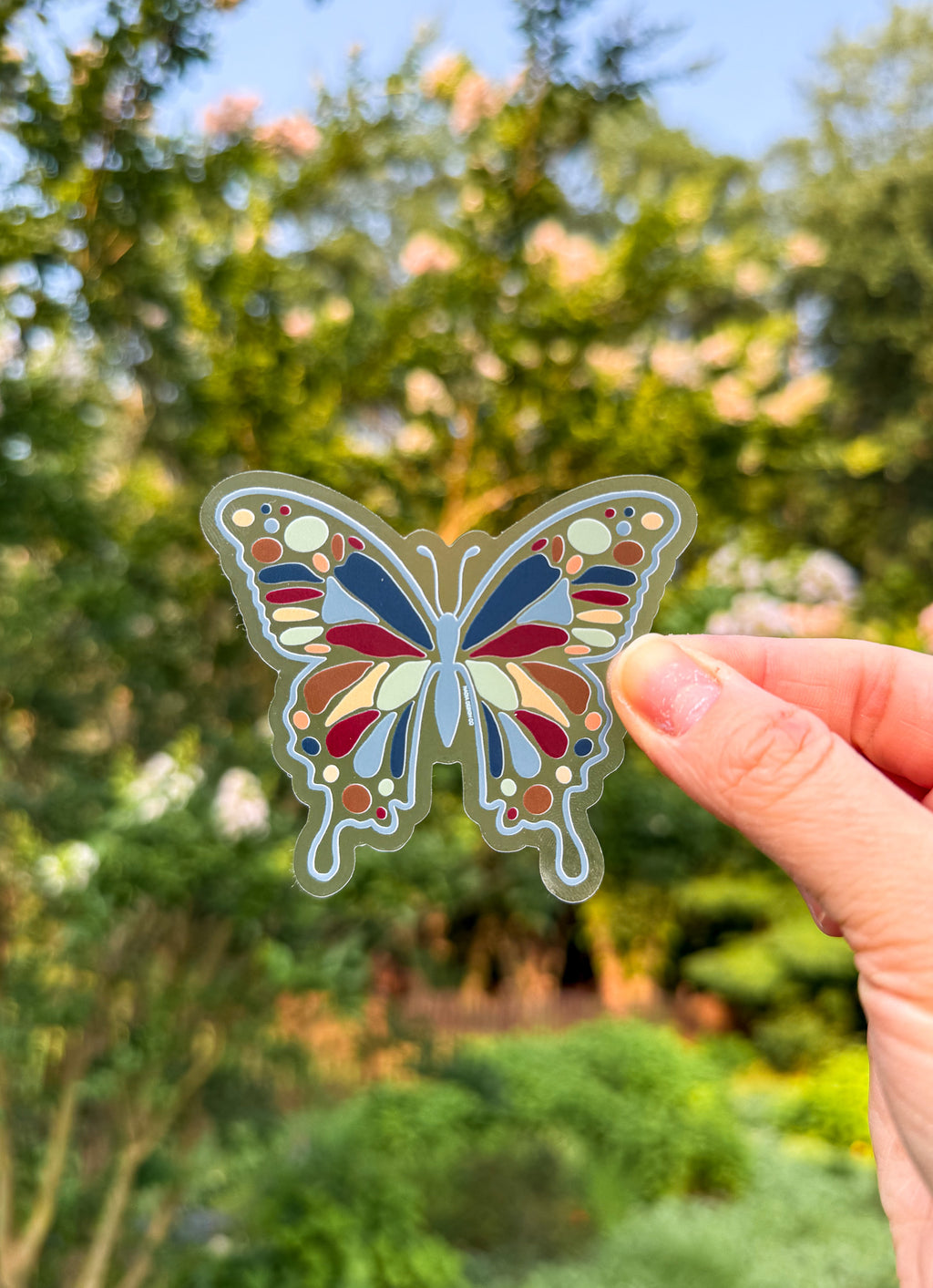 Butterfly Clear Sticker