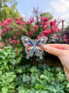 Butterfly Clear Sticker