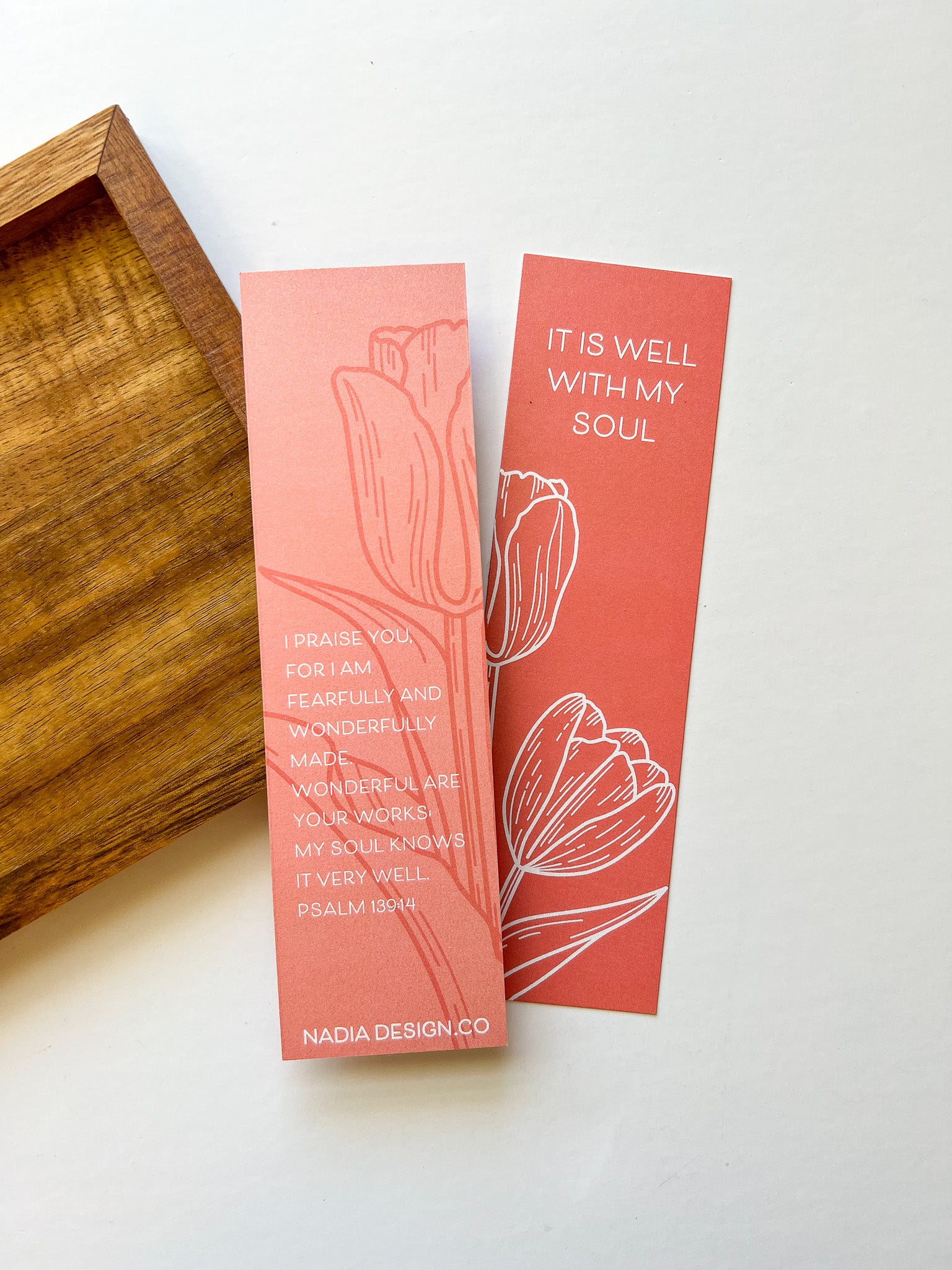 It is Well with my Soul Verse Bookmarks – Nadia Design Co