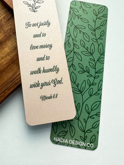 Micah 6:8 Verse Bookmarks