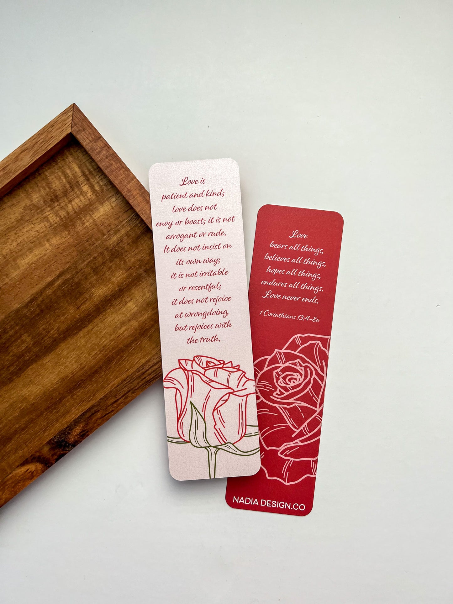 Love is Patient Verse Bookmarks