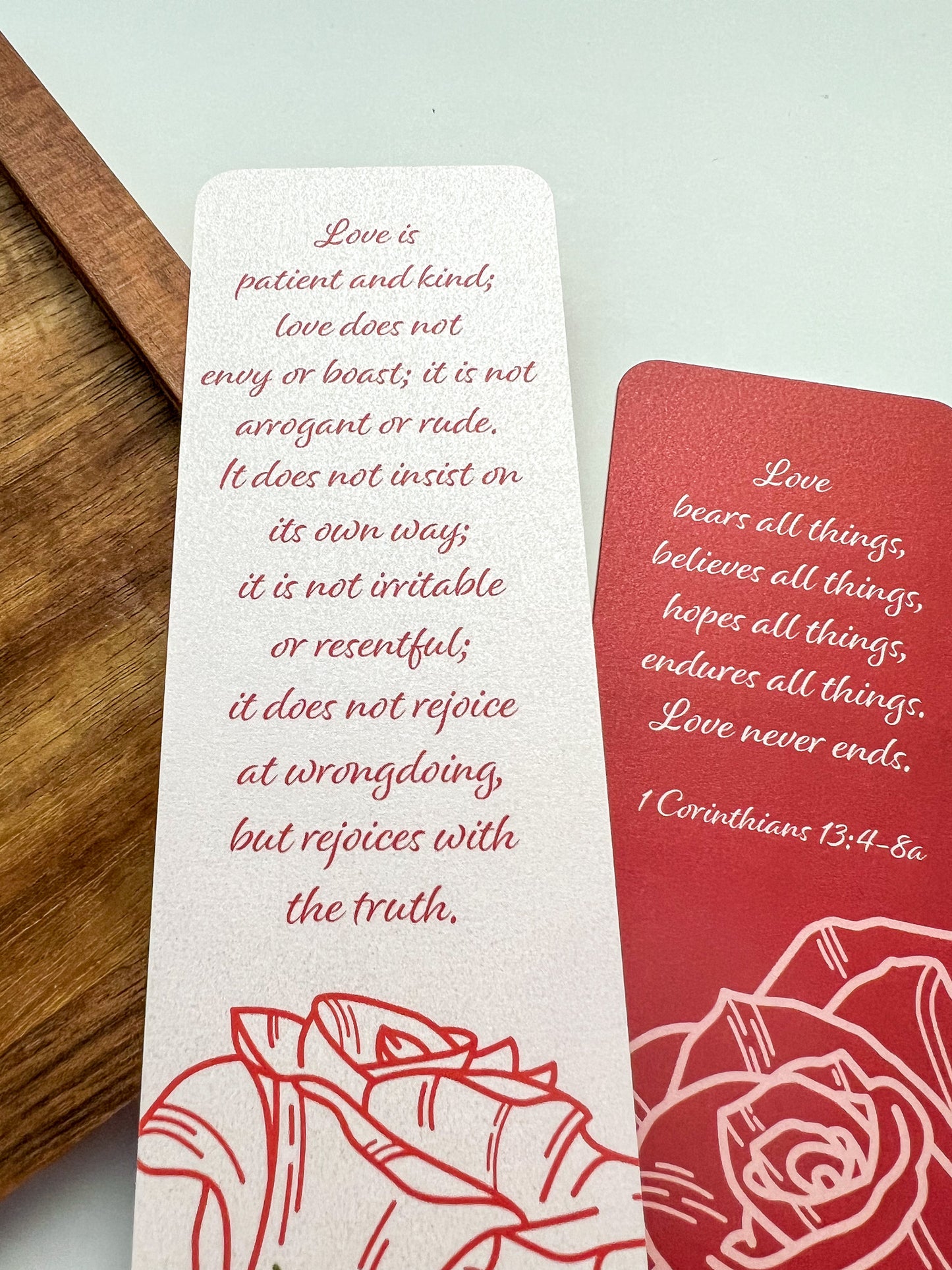 Love is Patient Verse Bookmarks