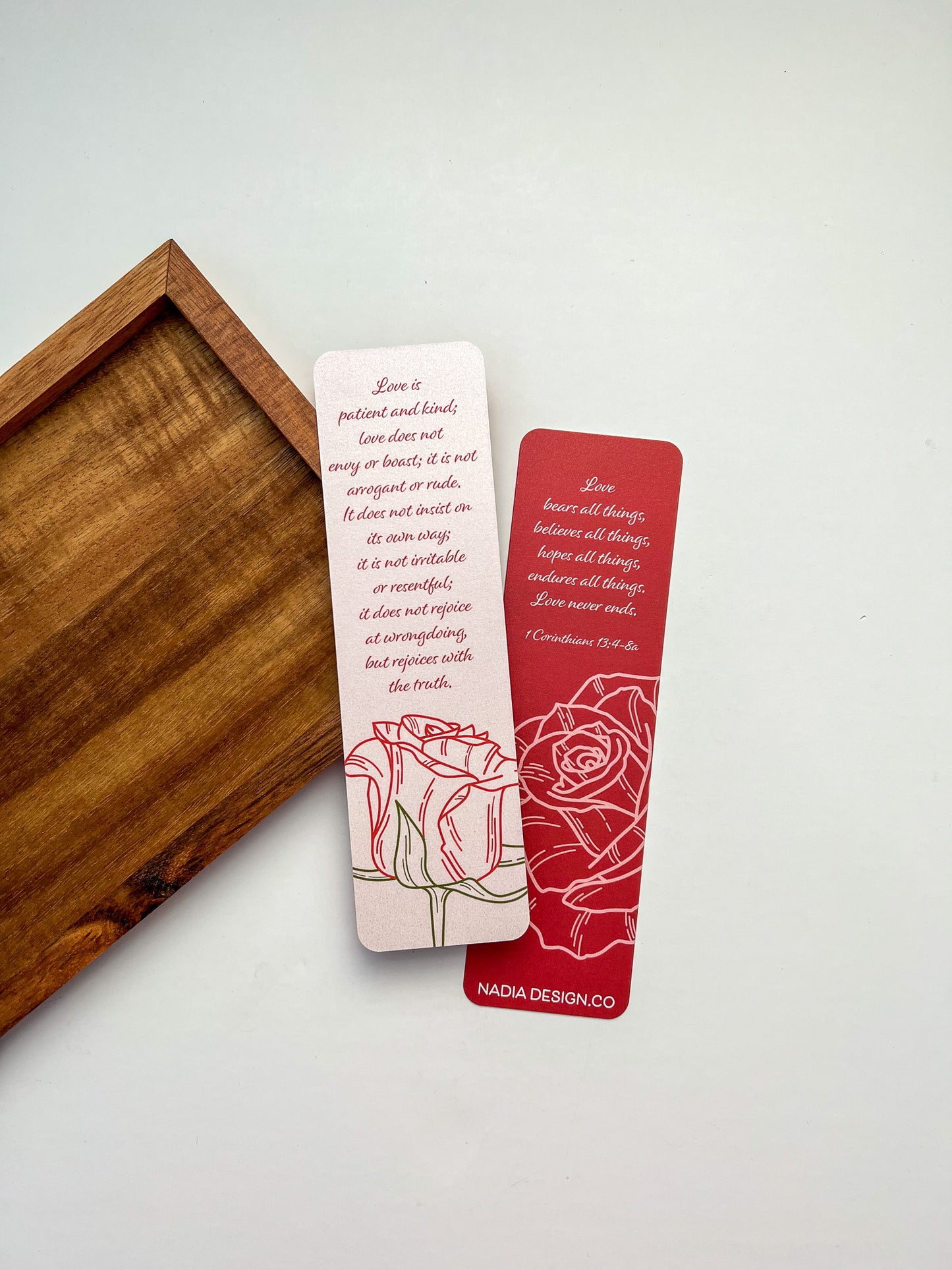 Love is Patient Verse Bookmarks