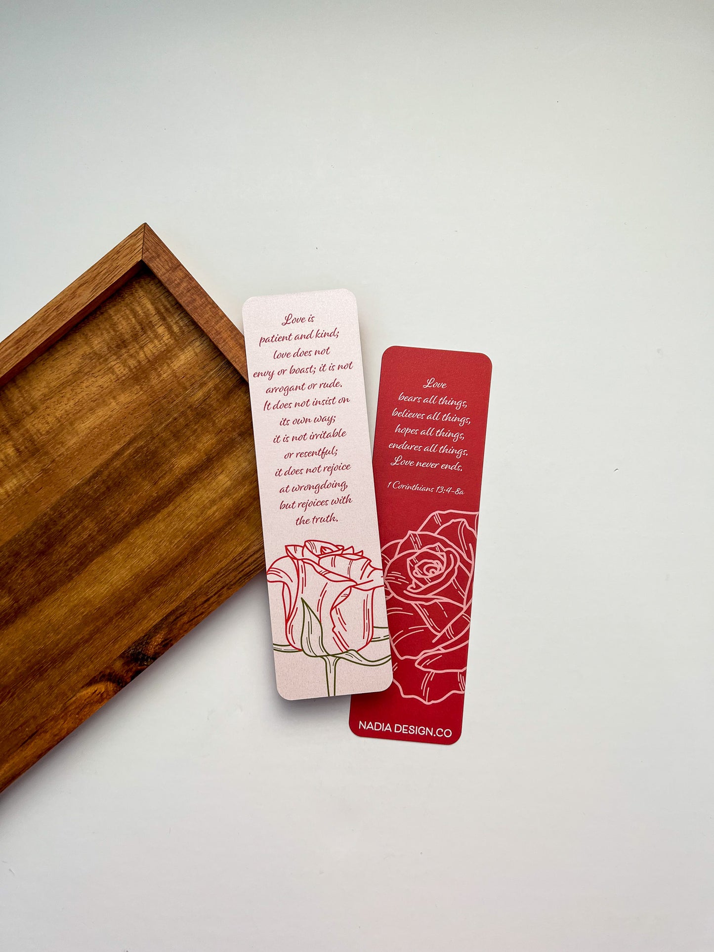 Love is Patient Verse Bookmarks