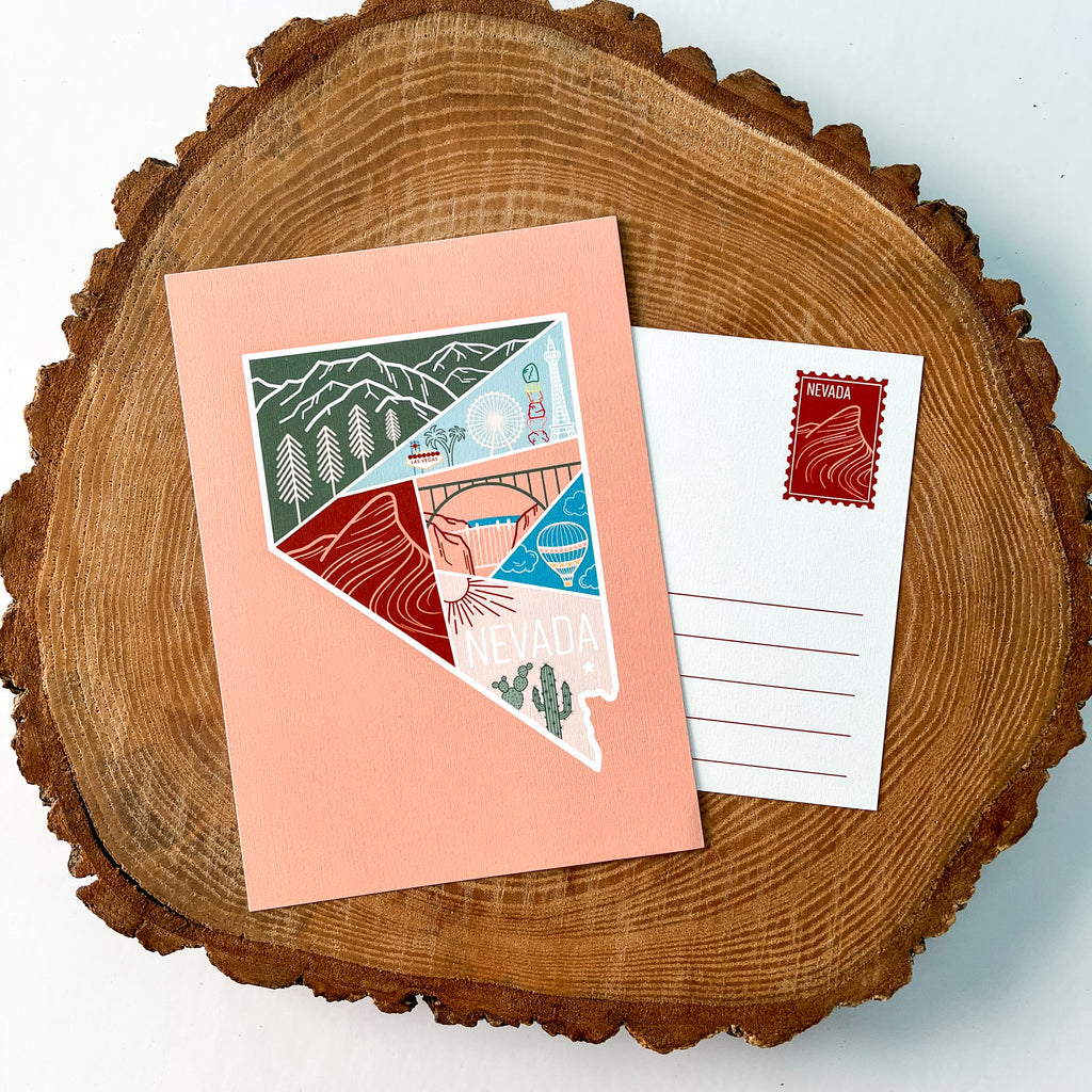 Nevada Travel Postcard