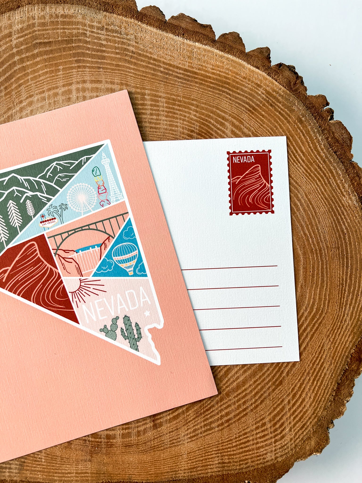 Nevada Travel Postcard