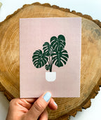 Plant Greeting Cards Set of 4