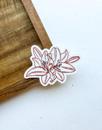 Lily Clear Sticker