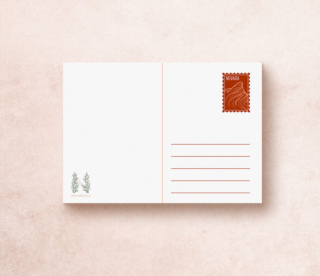 Nevada Travel Postcard