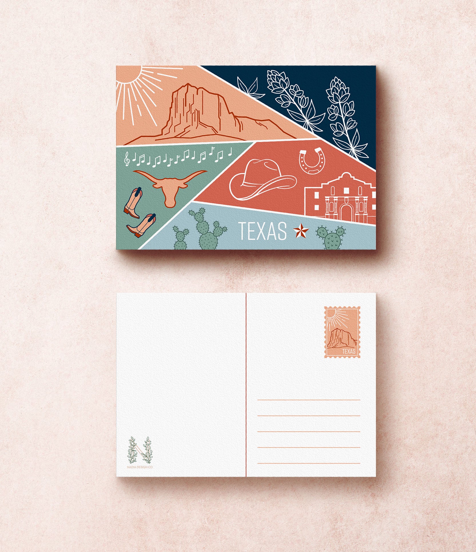 Texas State Postcard