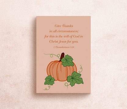 Give Thanks 1 Thessalonians 5:18 Print