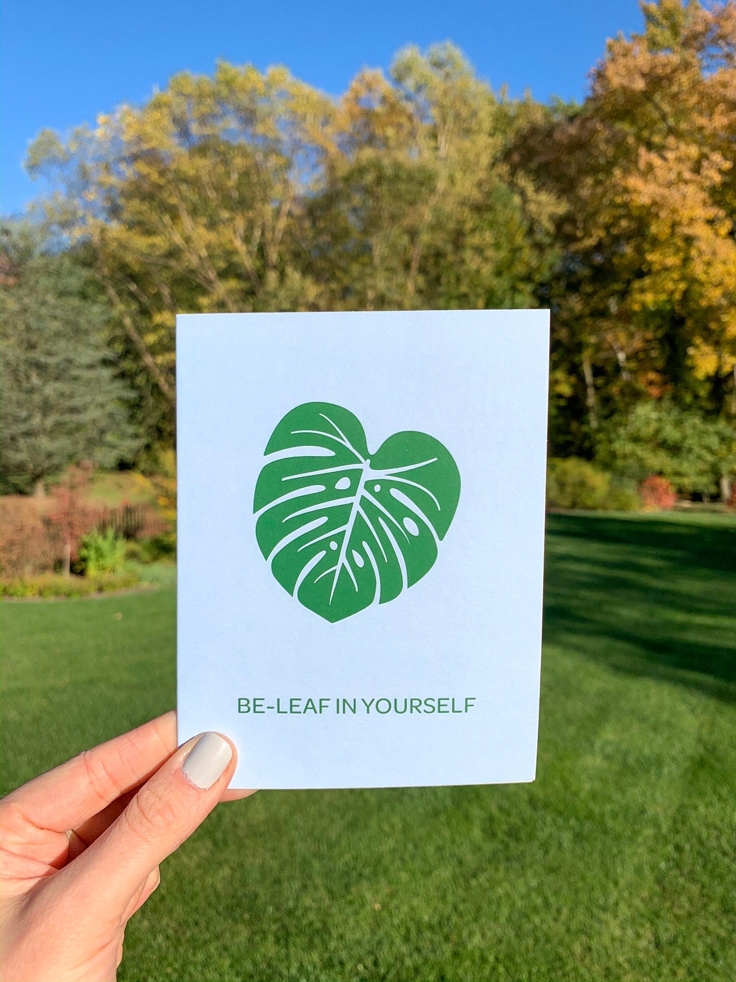 Be-Leaf in Yourself Greeting Card