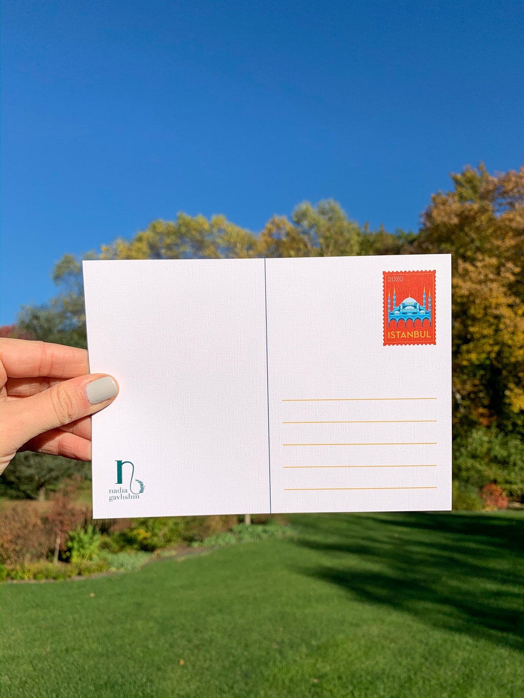 Istanbul Travel Postcard