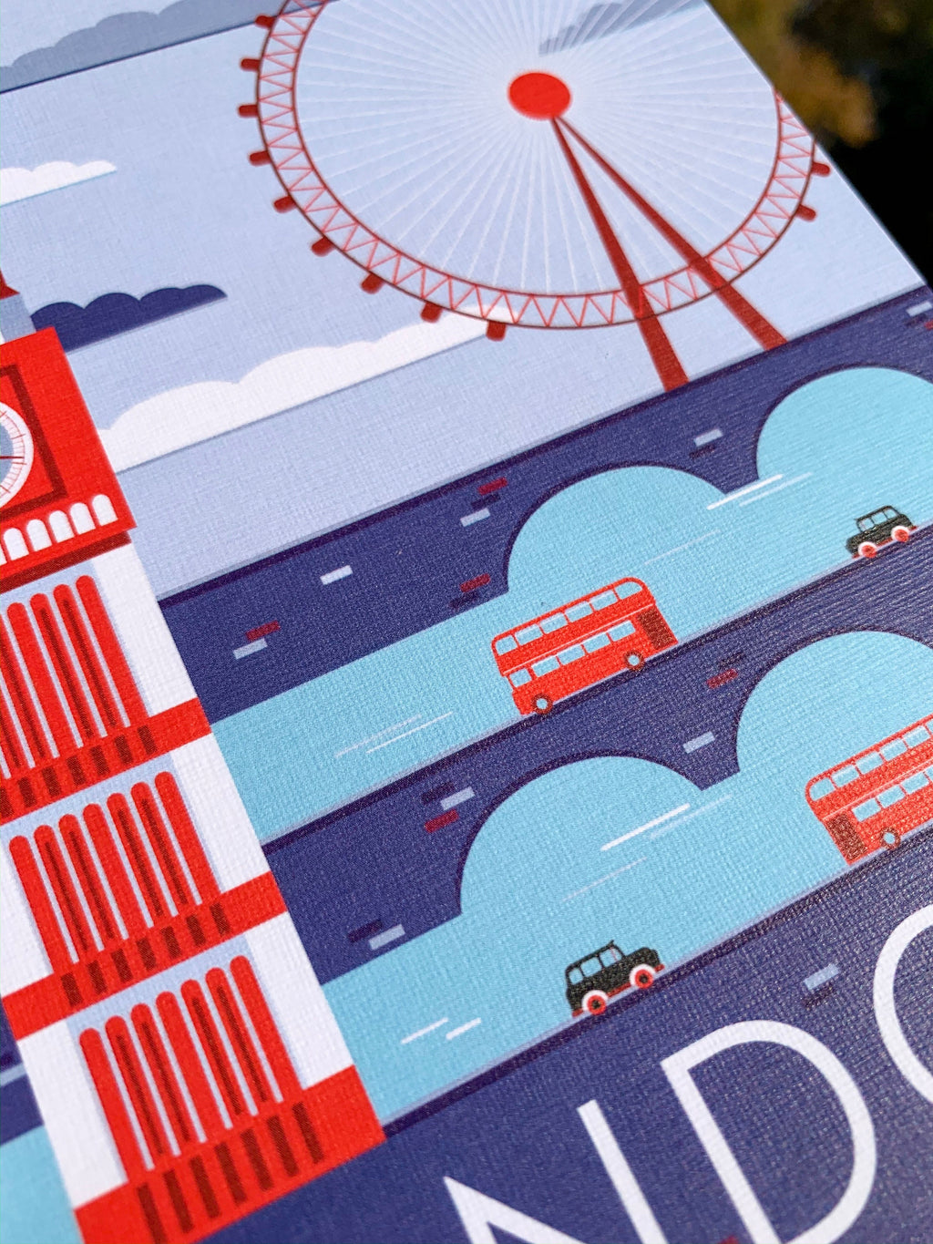 London Travel Postcard