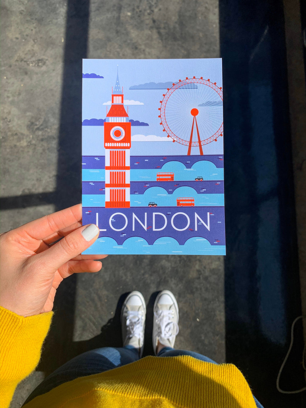 London Travel Postcard