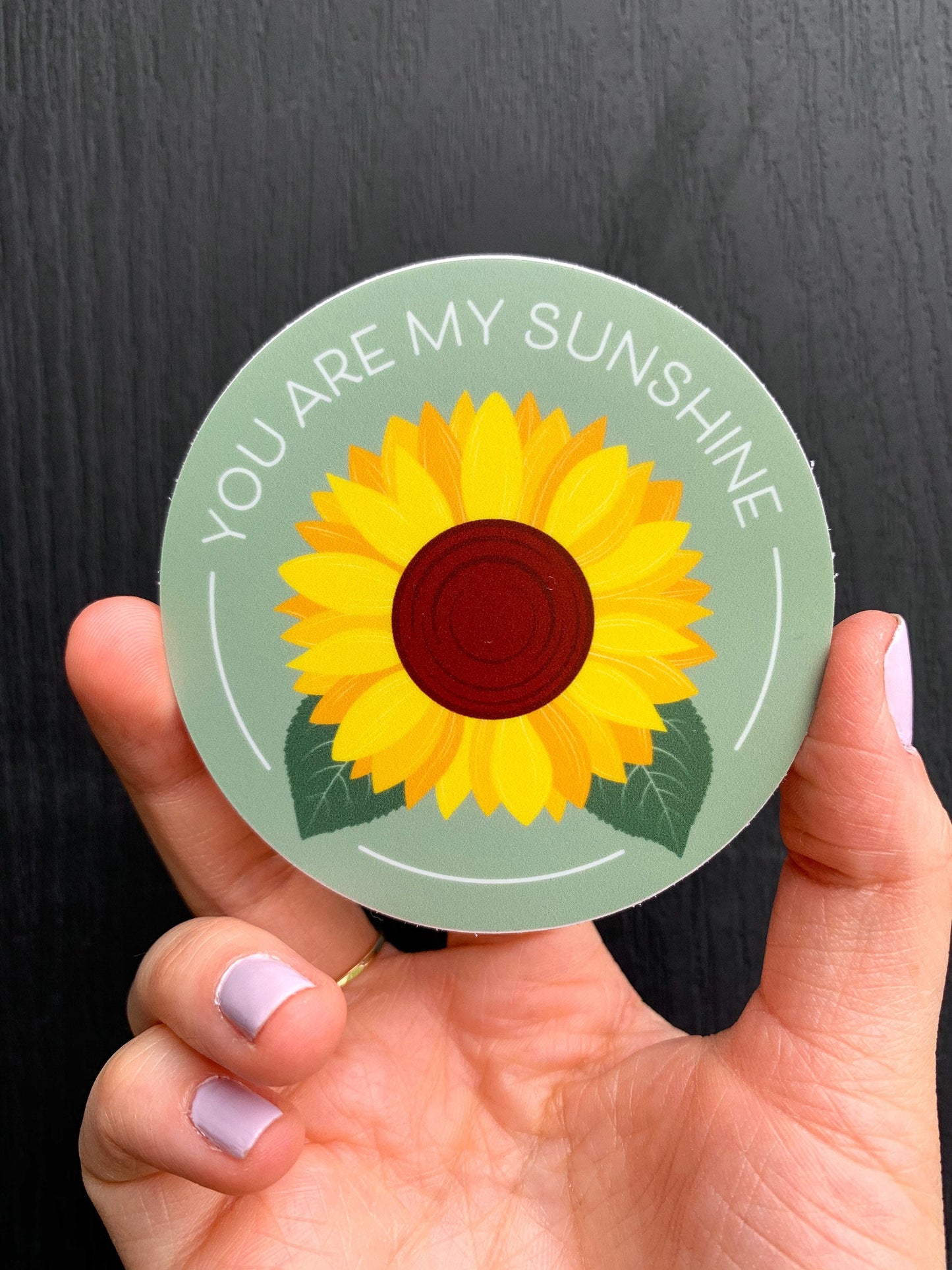 You Are My Sunshine 3" Sticker