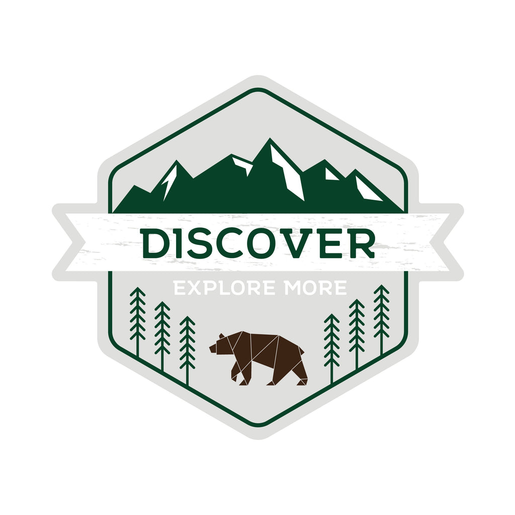 Discover Explore More Clear Sticker