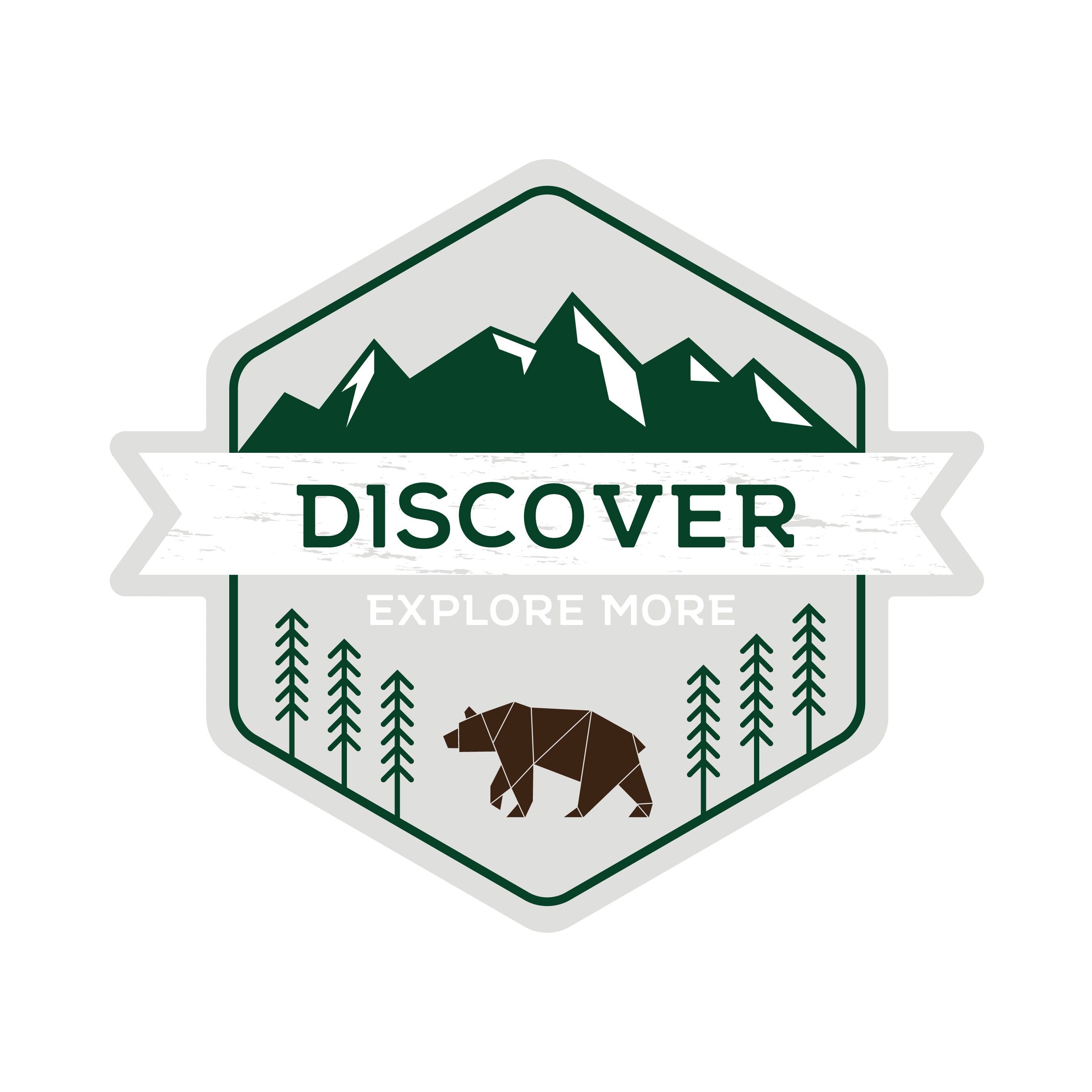 Discover Explore More Clear Sticker