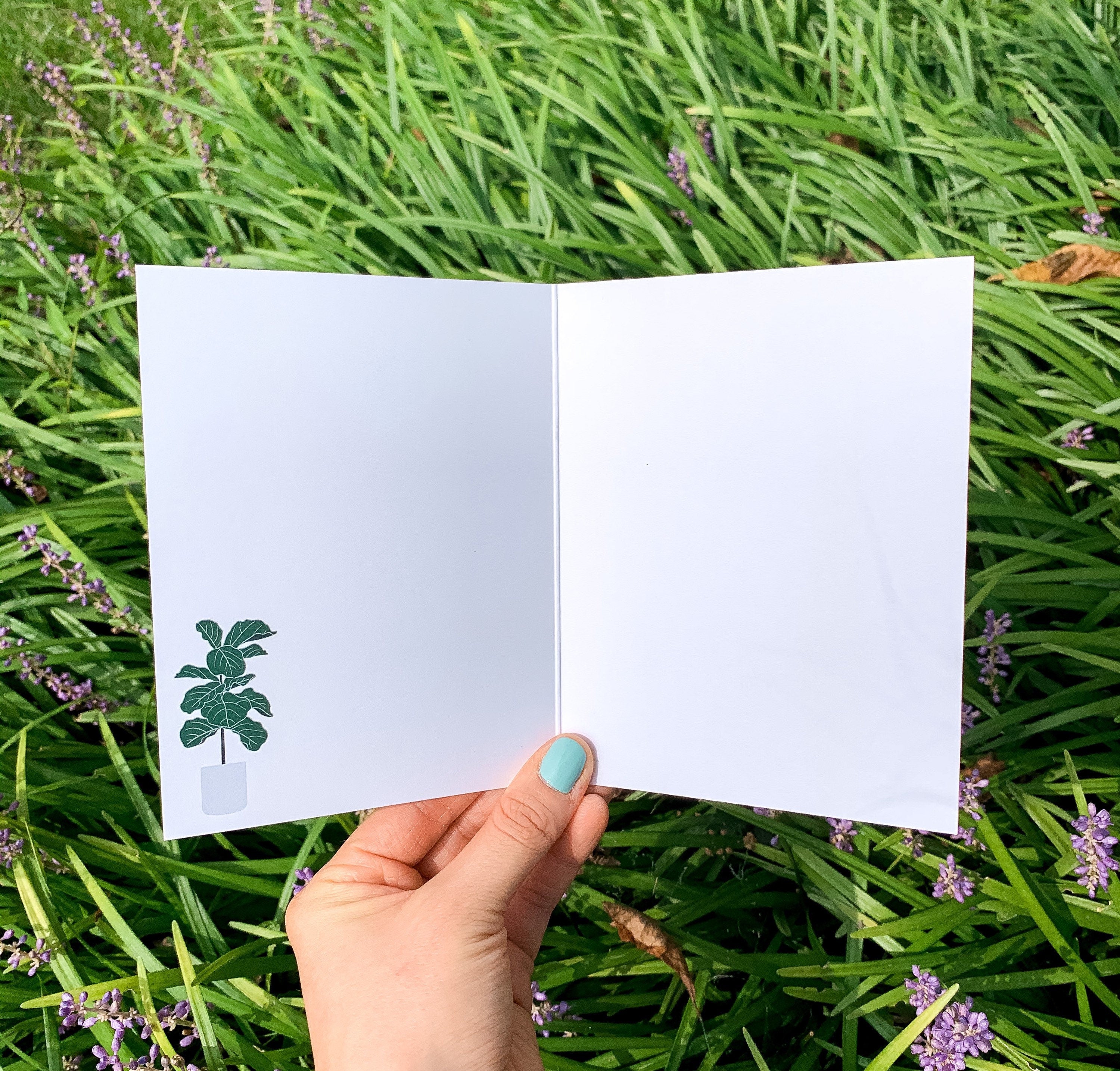 Thank you for Helping me Grow Greeting Card