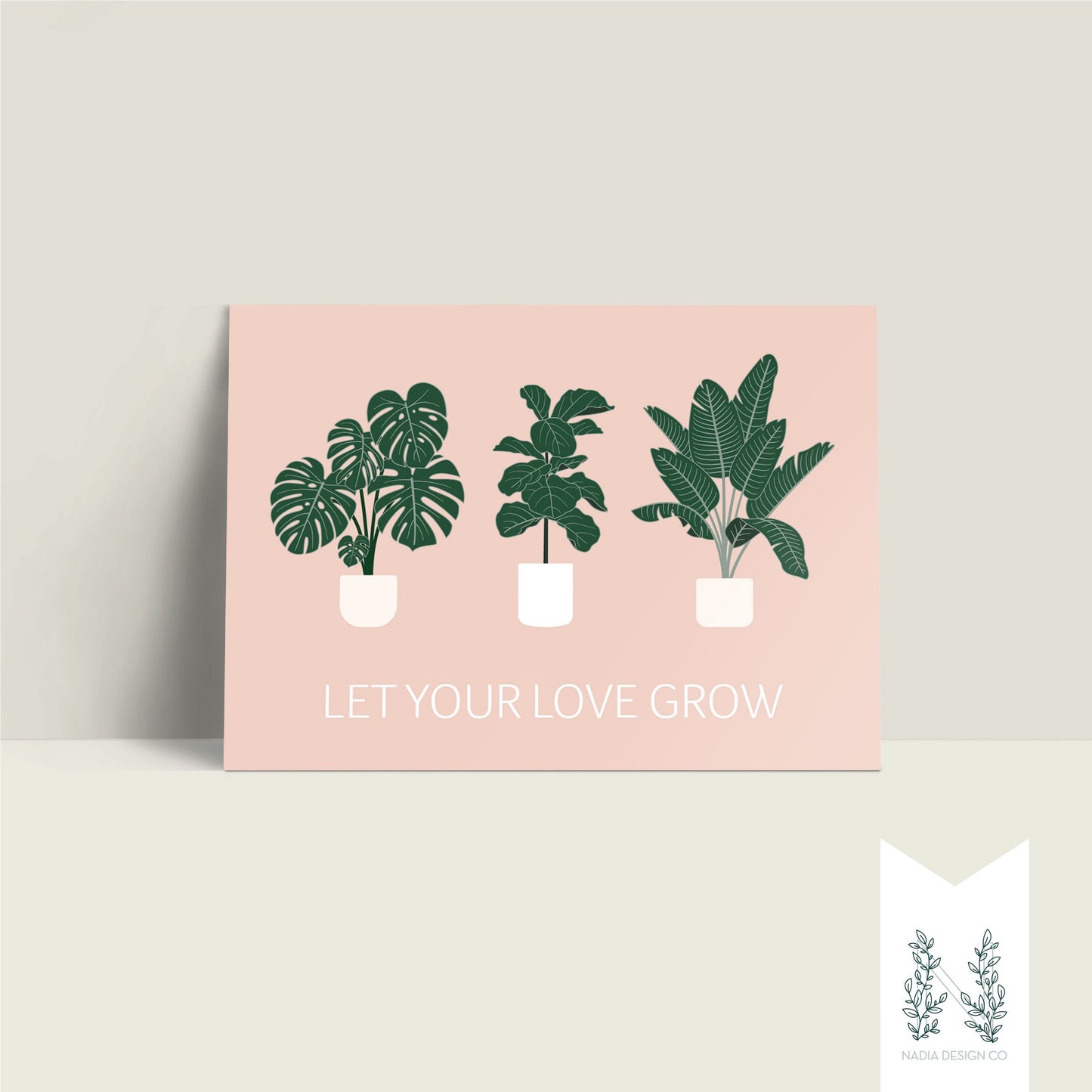 Let Your Love Grow Greeting Card