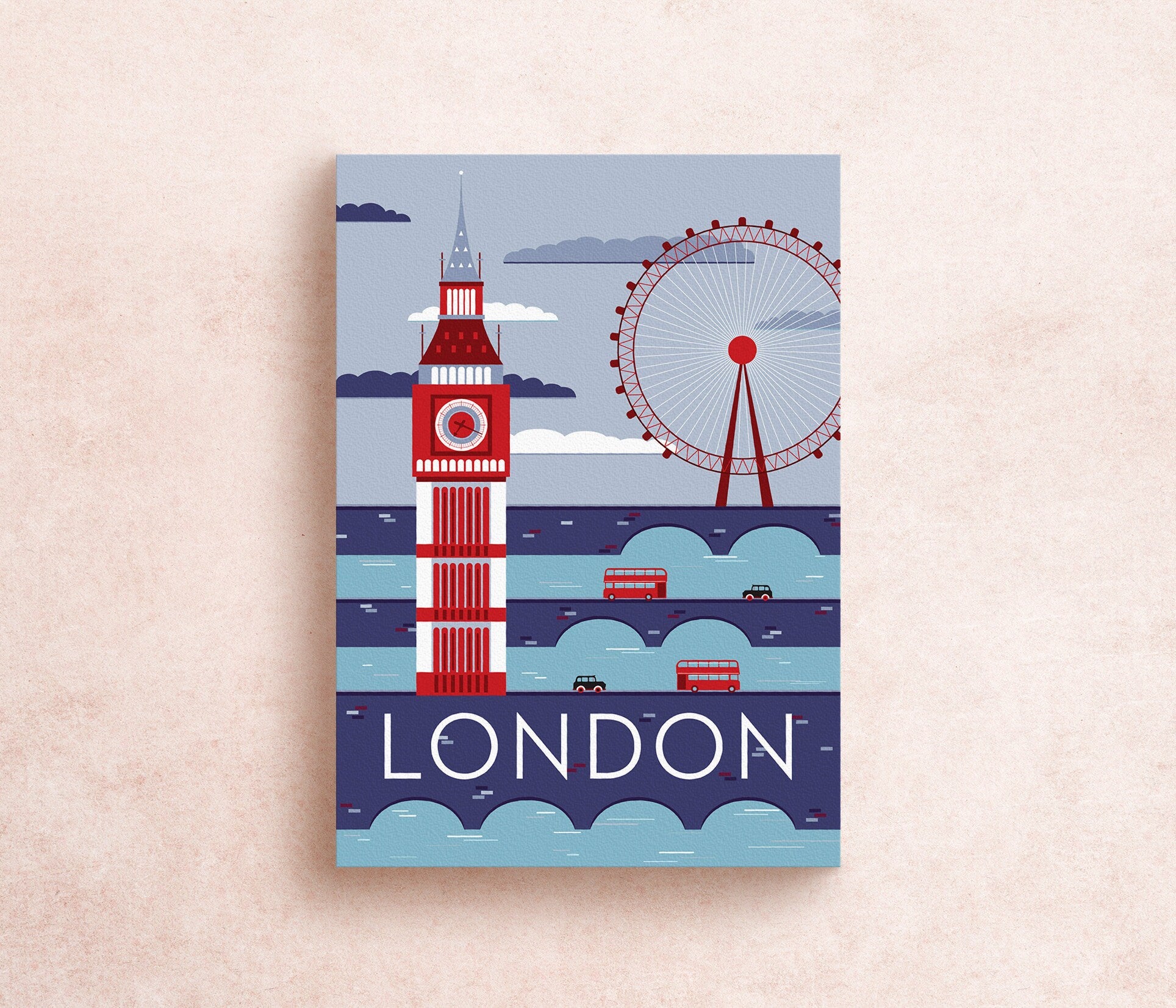 London Travel Postcard