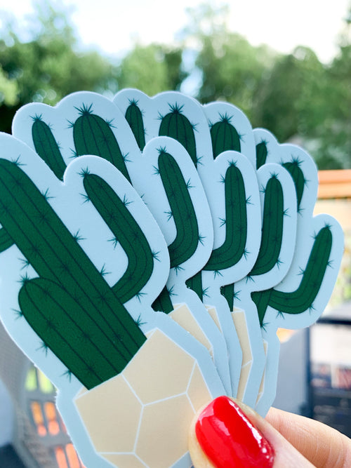 Cactus Plant Sticker